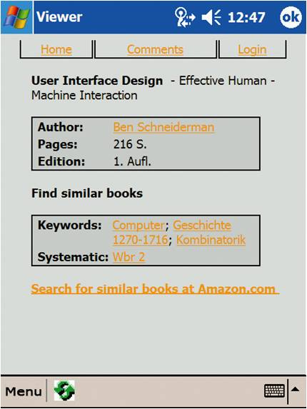 Book Information Module